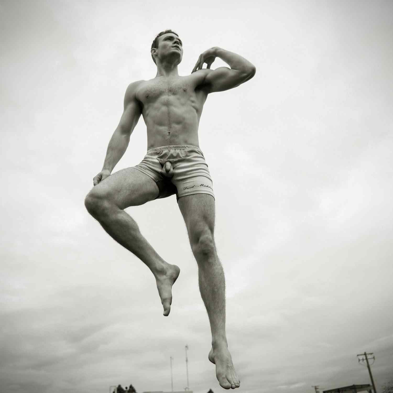 Jonathan Cottrell jumping for Jeffrey Braverman